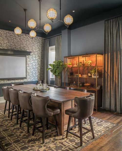 The Board Room at Atticus Hotel in McMinnville, Oregon